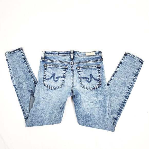 AG Adriano Goldschmied Middi Ankle Acid Wash Jeans - Picture 7 of 10